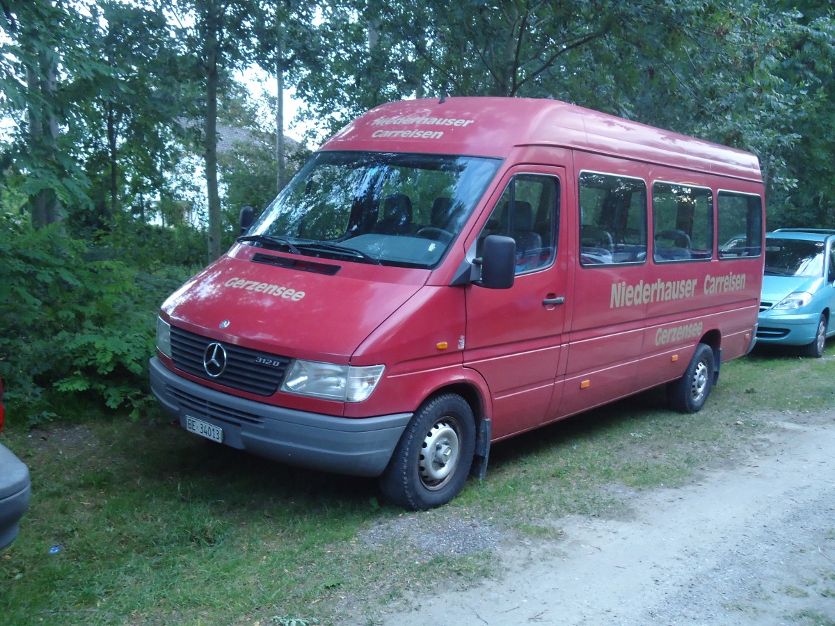 (135'182) - Niederhauser, Gerzensee - BE 34'013 - Mercedes am 16. Juli 2011 in Yvonand, Camping de la Menthue