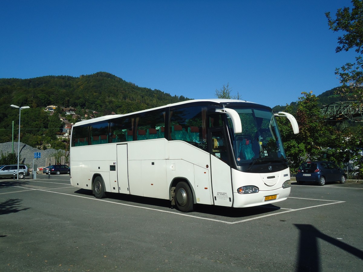 (135'876) - Aus der Tschechoslowakei: Autobusov, Doprova - ROD-76-70 - Scania/Irizar am 10. September 2011 in Thun, Seestrasse
