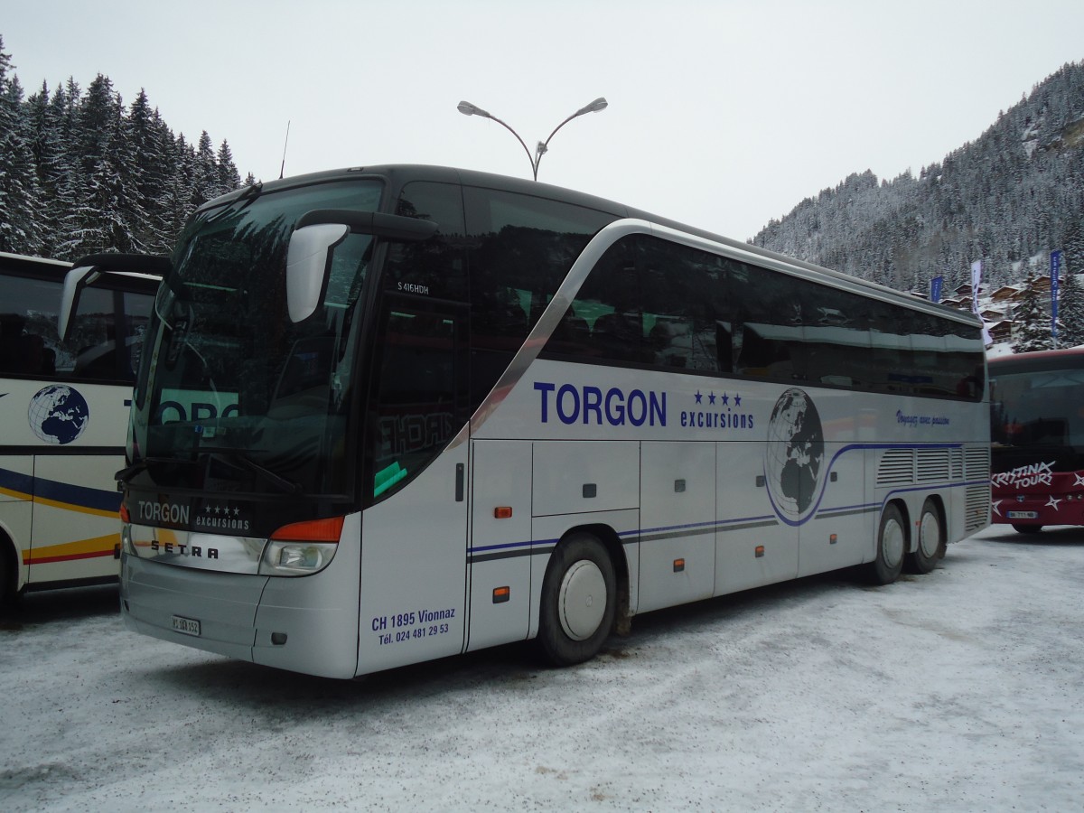 (137'402) - Torgon, Vionnaz - VS 118'152 - Setra am 7. Januar 2012 in Adelboden, ASB