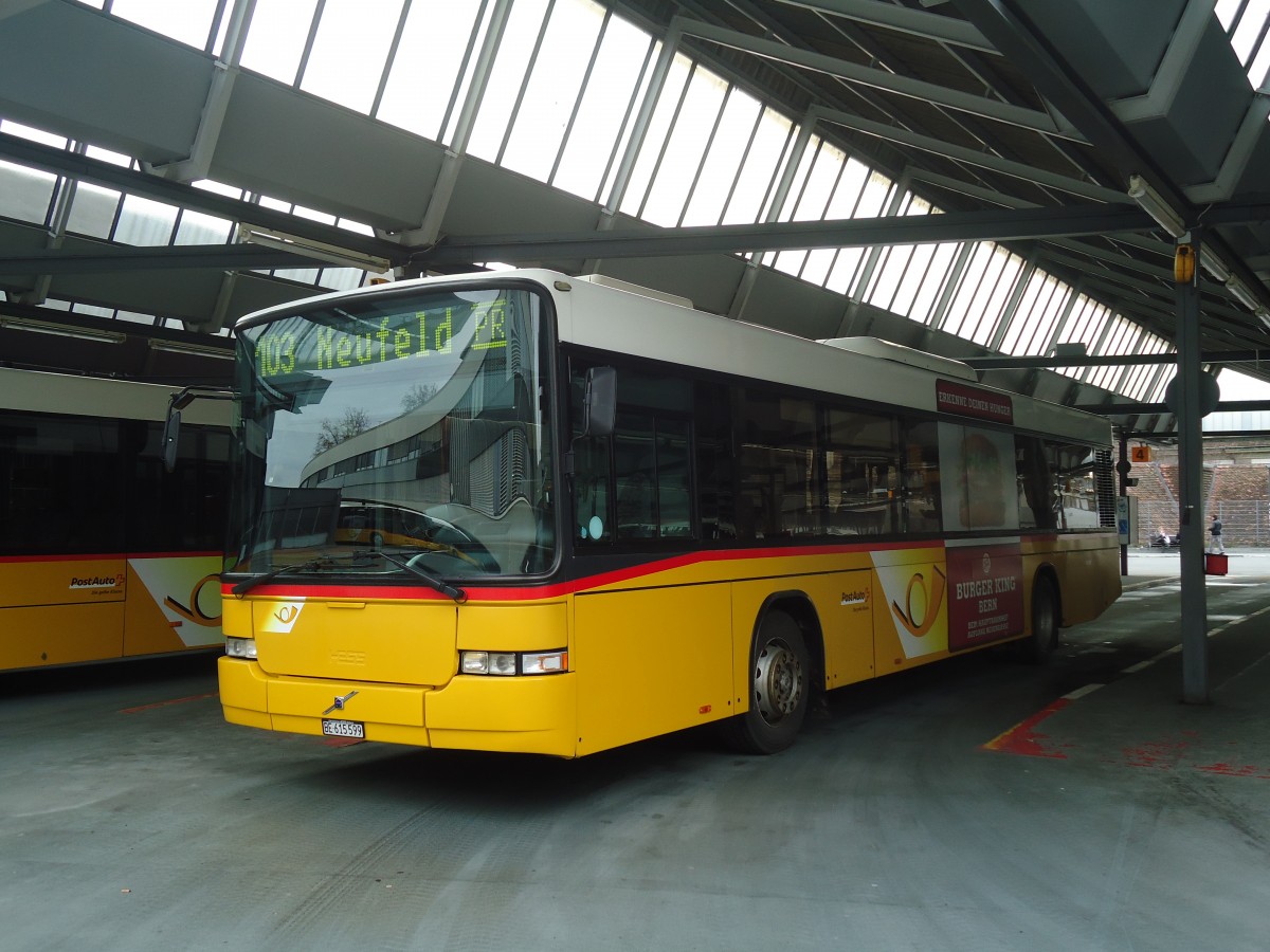(137'562) - PostAuto Bern - Nr. 512/BE 615'599 - Volvo/Hess (ex P 25'678) am 9. Januar 2012 in Bern, Postautostation