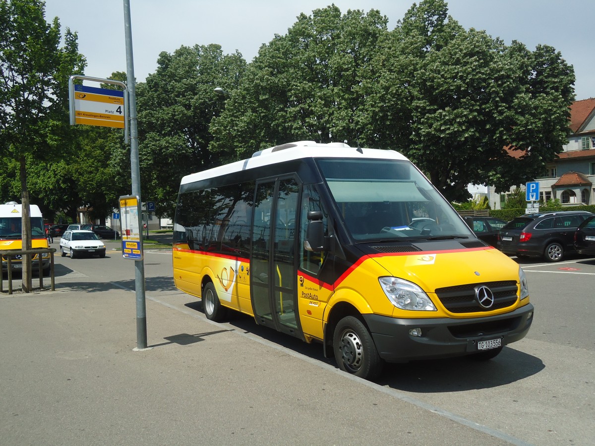 (139'135) - PostAuto Ostschweiz - TG 103'556 - Mercedes am 27. Mai 2012 beim Bahnhof Weinfelden