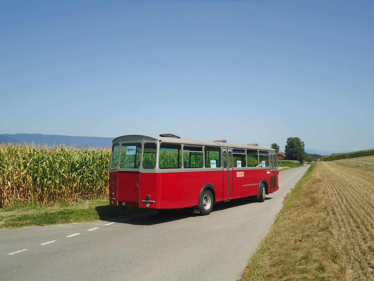 (141'306) - Zivilschutz, Winterthur (Rtrobus) - Nr. 254/VD 722'000 - Volvo/Tscher (ex WV Winterthur Nr. 254) am 19. August 2012 in Yvonand, Halle TVS