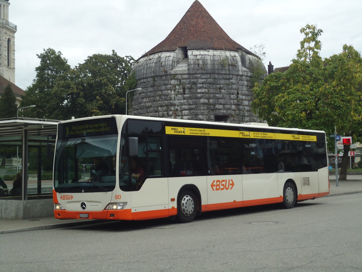 (141'548) - BSU Solothurn - Nr. 80/SO 148'780 - Mercedes am 12. September 2012 in Solothurn, Amthausplatz