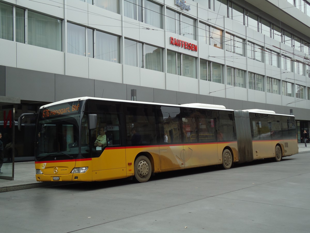 (142'115) - Moser, Flaach - Nr. 249/ZH 249'949 - Mercedes am 24. Oktober 2012 beim Hauptbahnhof Winterthur