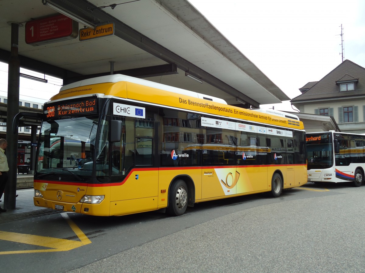 (143'982) - Voegtlin-Meyer, Brugg - Nr. 276/AG 426'276 - Mercedes am 9. Mai 2013 beim Bahnhof Brugg
