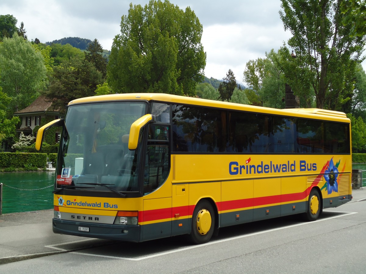 (144'521) - AVG Grindelwald - Nr. 23/BE 70'397 - Setra am 24. Mai 2013 bei der Schifflndte Thun