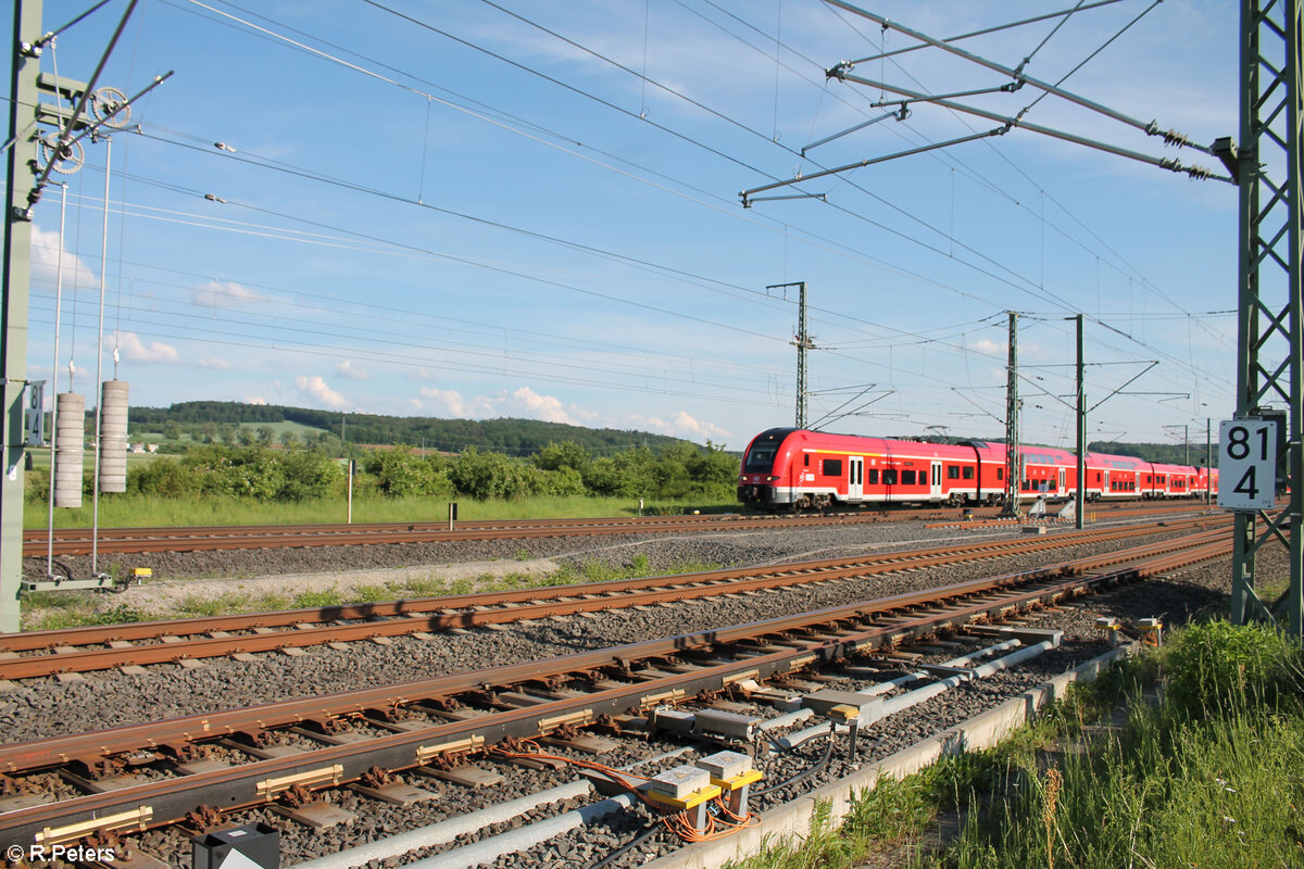 1462 044 als RE14 4972 N�rnberg - Coburg bei Ebersfeld. 20.05.24