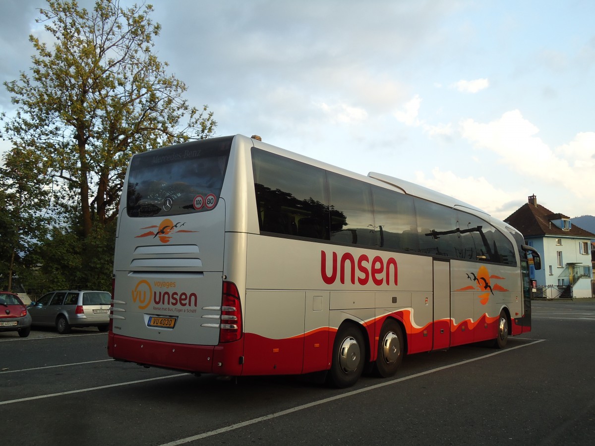 (146'226) - Aus Luxemburg: Unsen, Eschette - VU 4030 - Mercedes am 4. August 2013 in Thun, Seestrasse