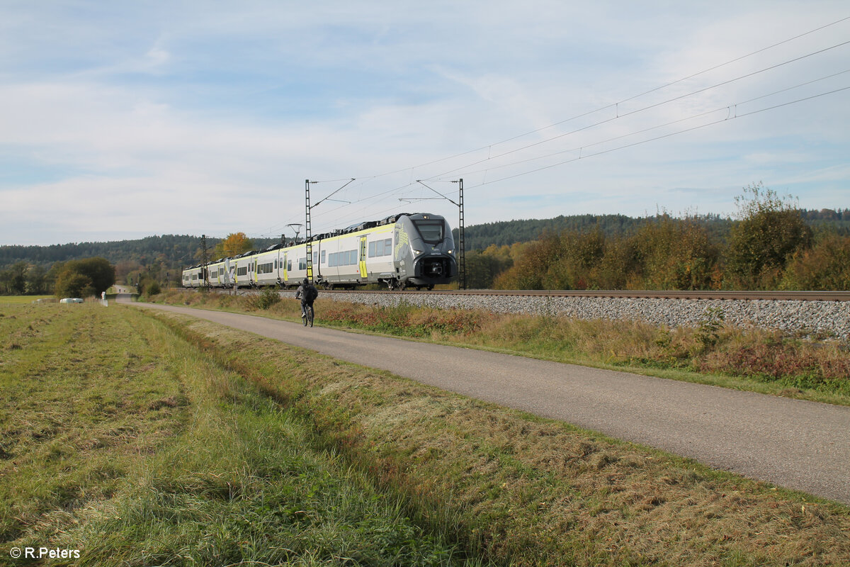 1463 212-9 + 1463 211-1 als RE50 63069 Nürnberg nach Plattling bei Pölling. 17.10.24