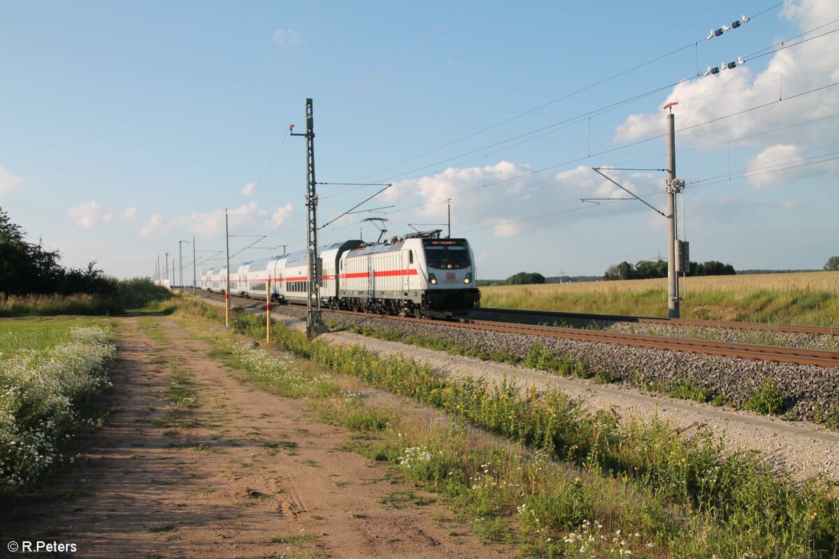 147 575-5 als IC 2060 Leipzig - Karlsruhe bei Kleingründlach. 02.07.21