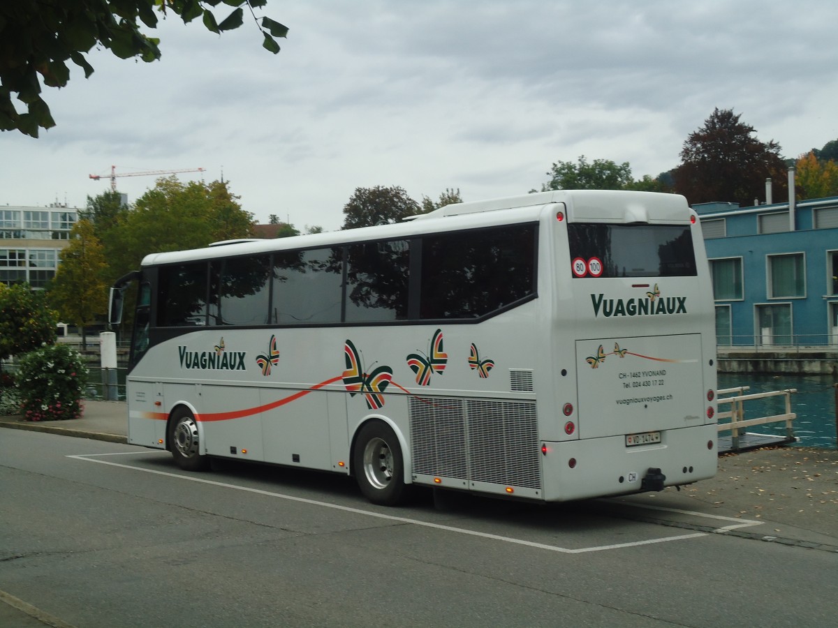 (147'507) - Vuagniaux, Yvonand - VD 1474 - Bova am 12. Oktober 2013 bei der Schifflndte Thun