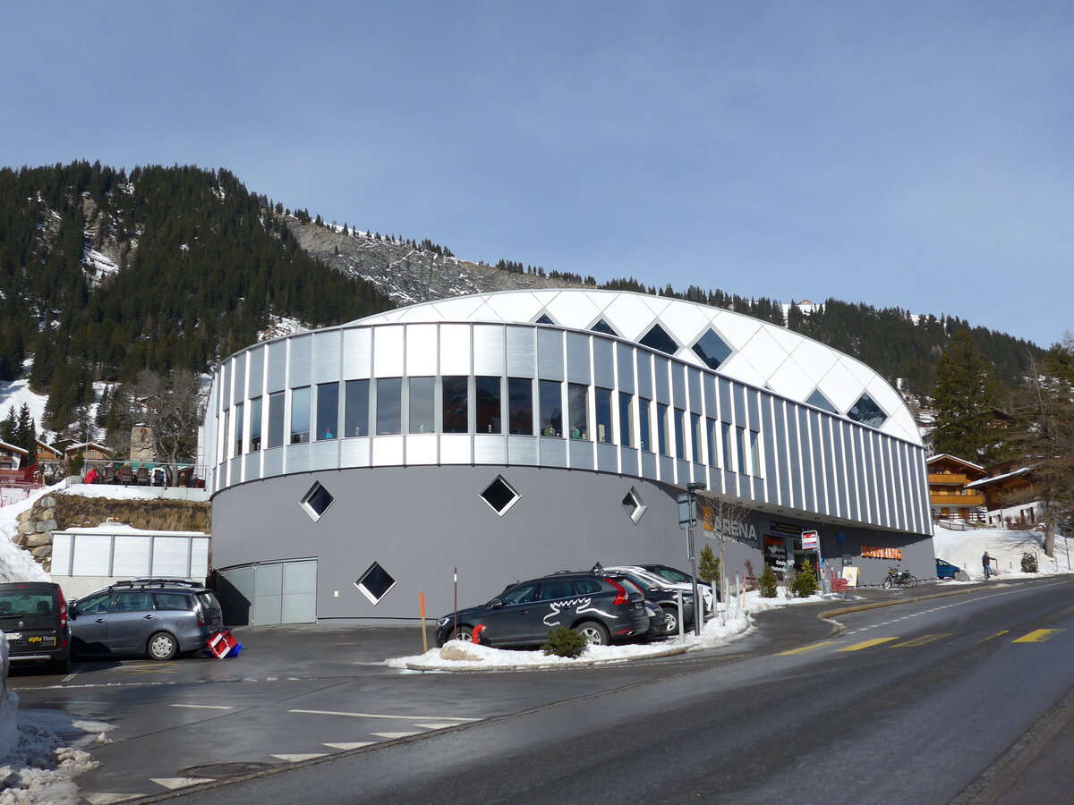 (148'849) - AFA-Haltestelle am 15. Februar 2014 in Adelboden, Mhleport