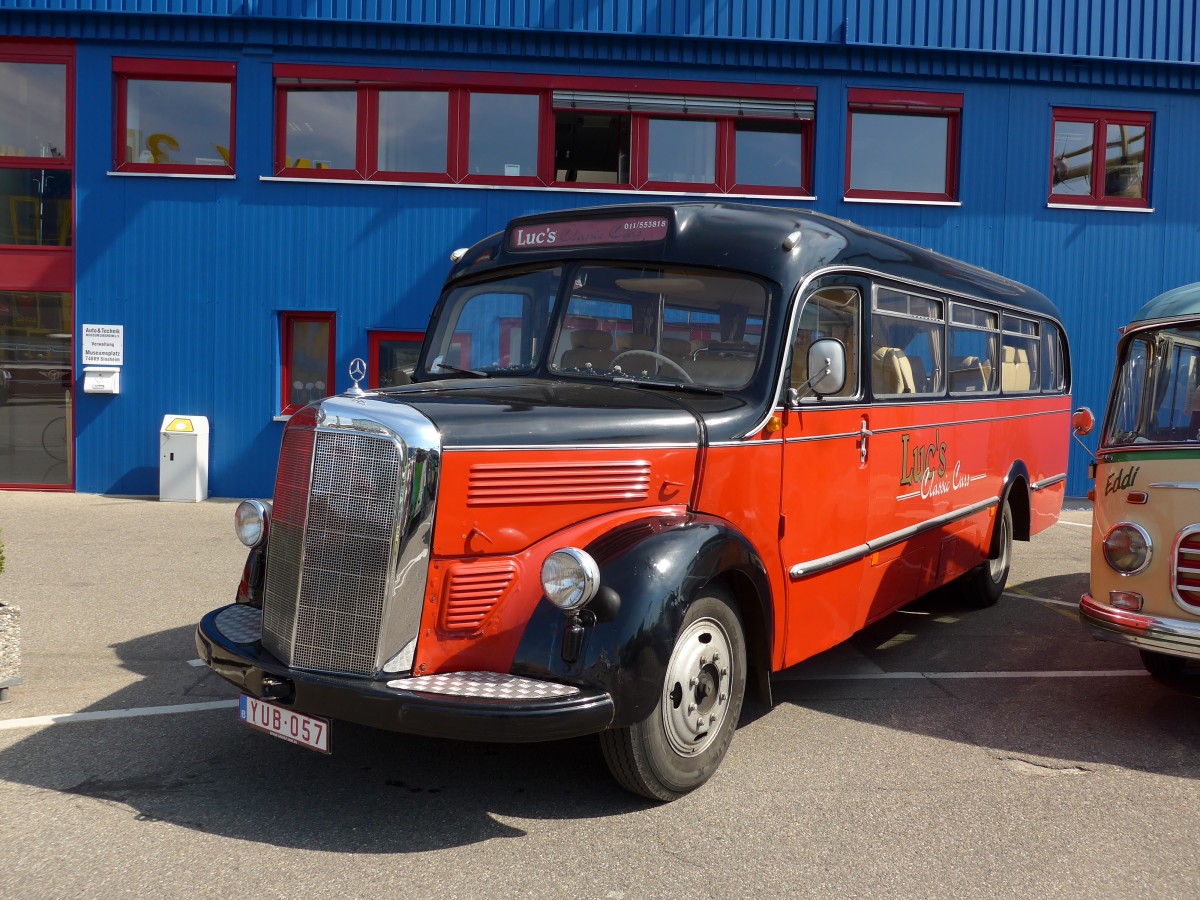 (149'825) - Aus Belgien: Van Duffel, Lommel - YUB-057 - Mercedes am 25. April 2014 in Sinsheim, Museum