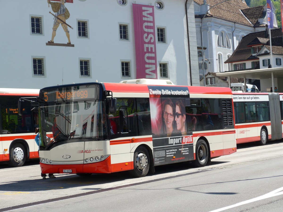 (150'566) - AAGS Schwyz - Nr. 19/SZ 10'119 - Solaris am 10. Mai 2014 in Schwyz, Post