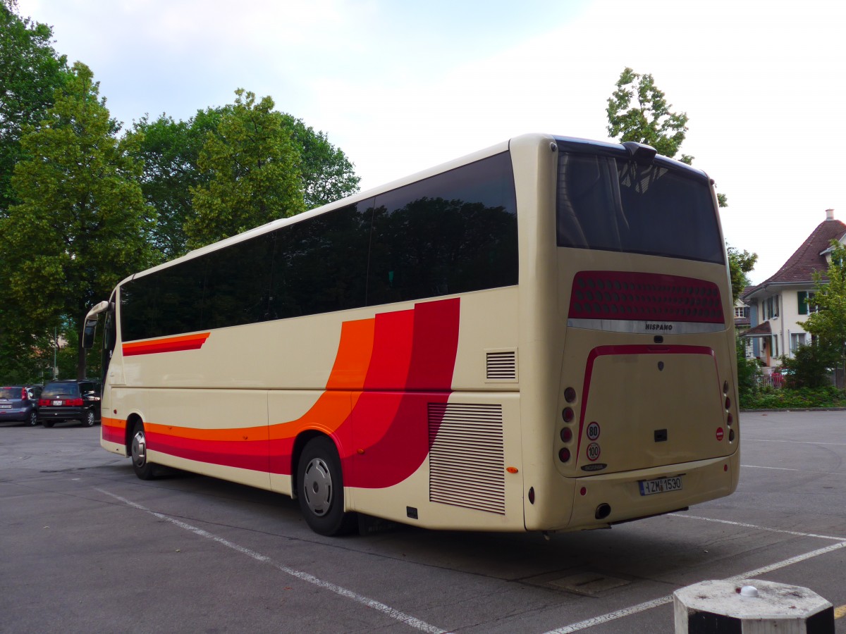 (151'860) - Aus Griechenland: ??? - IZM-1530 - Scania/Hispano am 25. Juni 2014 in Thun, Grabengut
