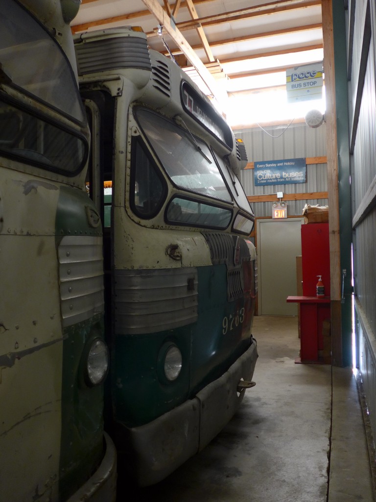 (152'560) - CTA Chicago - Nr. 9763 - Twin Coach Gelenktrolleybus am 11. Juli 2014 in Union, Railway Museum (Teilaufnahme)