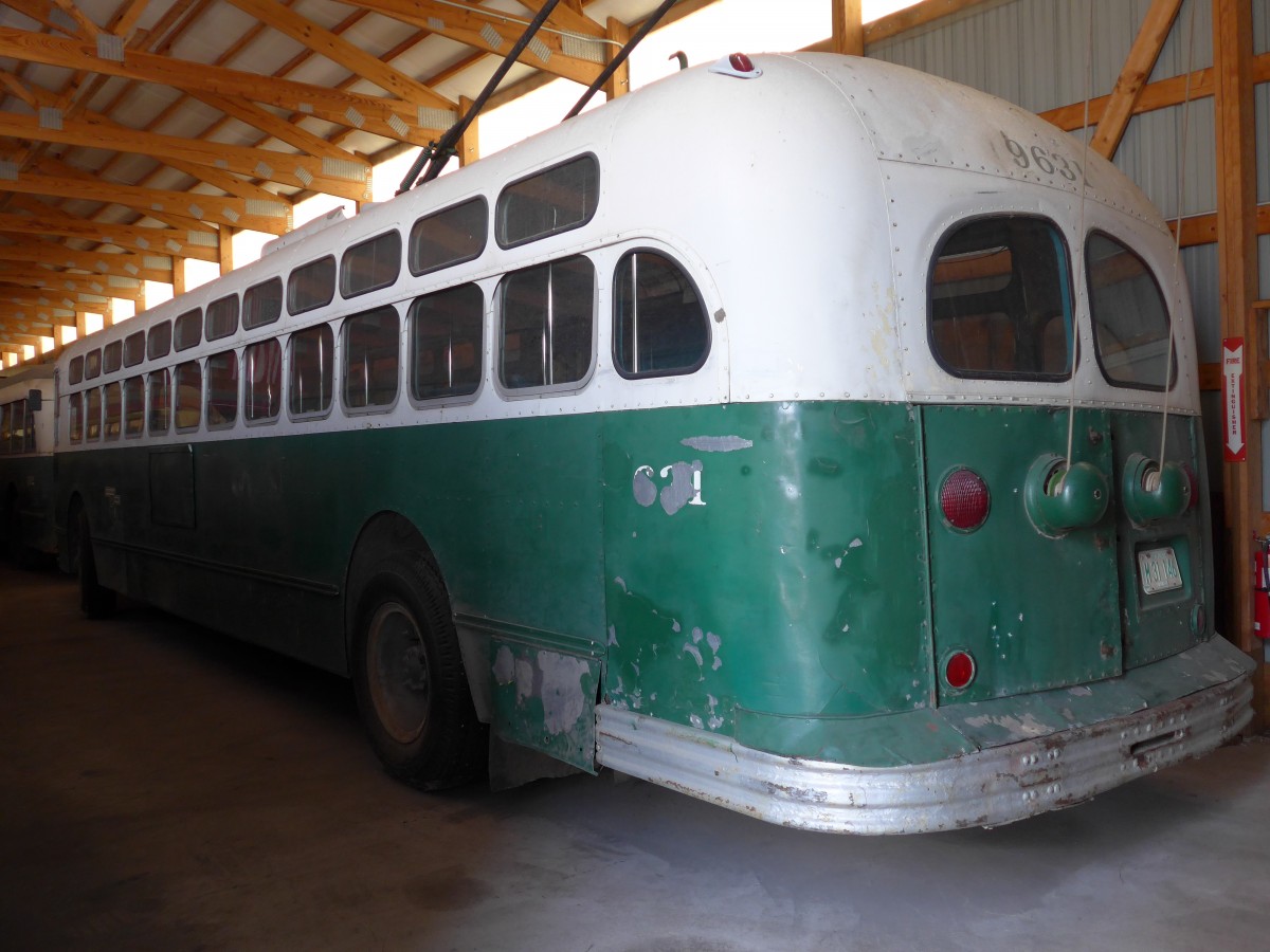 (152'567) - CTA Chicago - Nr. 9631/M 39'709 - Marmon-Herrington Trolleybus (ex CSL Chicago Nr. 631) am 11. Juli 2014 in Union, Railway Museum