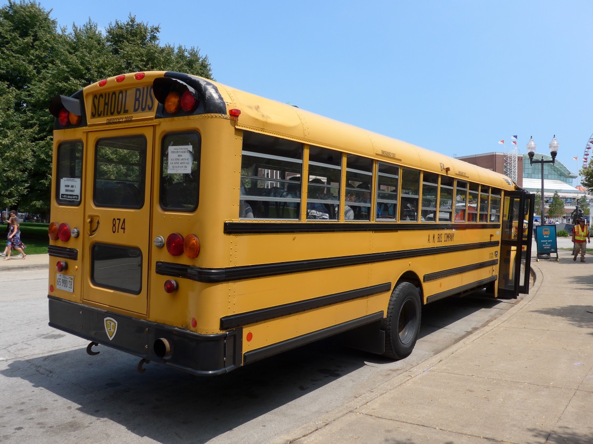 (153'143) - A. M. Bus, Chicago - Nr. 874/65'990 SB - International am 18. Juli 2014 in Chicago, Navy Pier