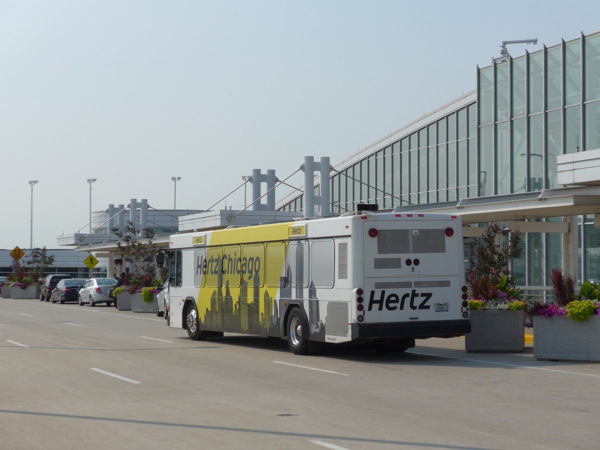 (153'316) - Hertz, Chicago - Nr. 9/5408 N - Gillig am 20. Juli 2014 in Chicago, Airport O'Hare
