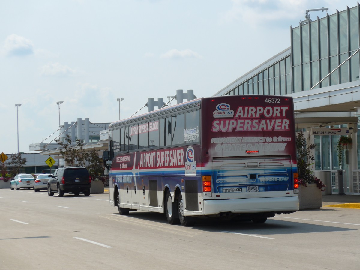 (153'357) - Airport Supersaver, Gary - Nr. 45'372/P 719'542 - Van Hool am 20. Juli 2014 in Chicago, Airport O'Hare