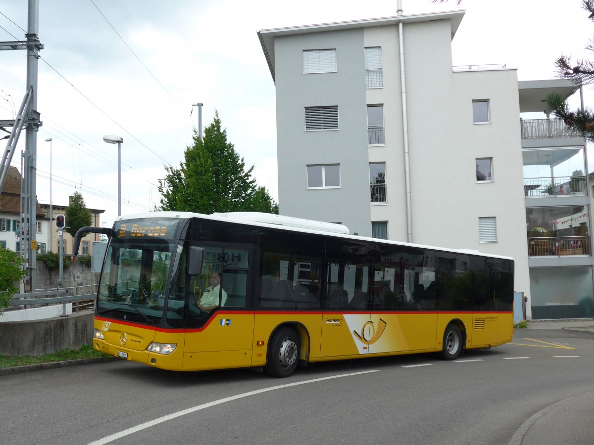 (153'534) - SB Trans, Sursee - Nr. 9/LU 15'699 - Mercedes am 2. August 2014 beim Bahnhof Hochdorf