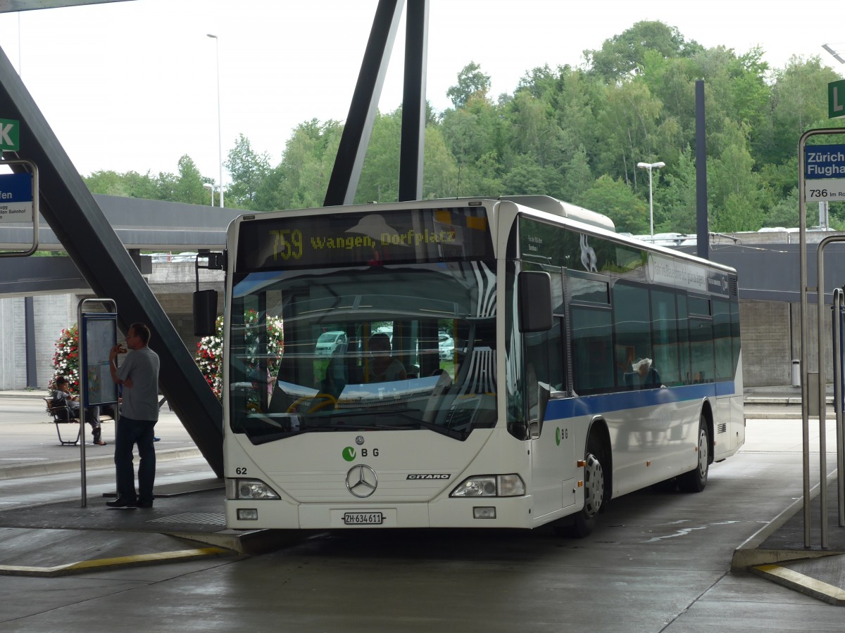 (153'602) - Welti-Furrer, Zrich - Nr. 62/ZH 634'611 - Mercedes (ex Frhlich, Zrich Nr. 611) am 4. August 2014 in Zrich, Flughafen
