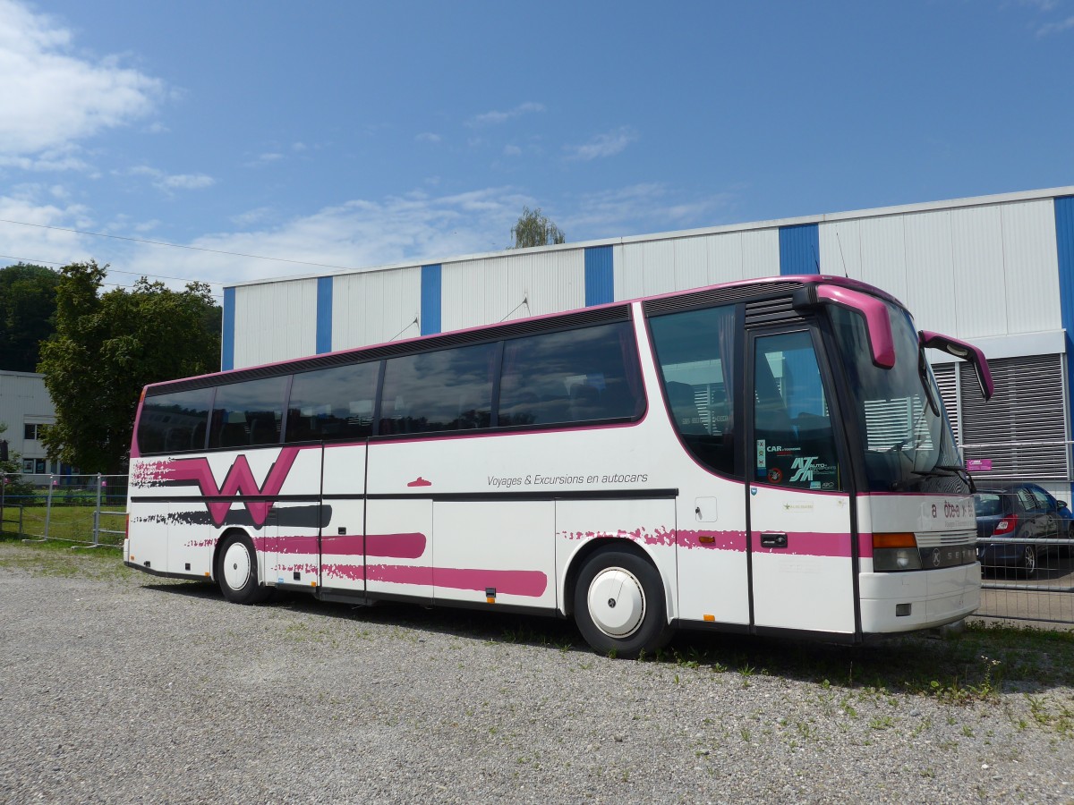 (153'625) - Auto-Transports, La Cte-aux-Fes - Setra am 4. August 2014 in Kloten, EvoBus