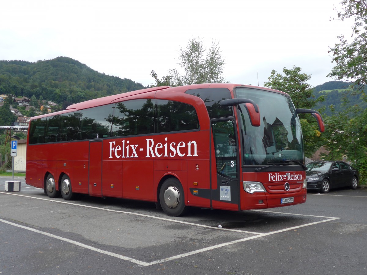 (153'731) - Aus Deutschland: Felix-Reisen, Kln - Nr. 3/K-MA 5591 - Mercedes am 11. August 2014 in Thun, Seestrasse