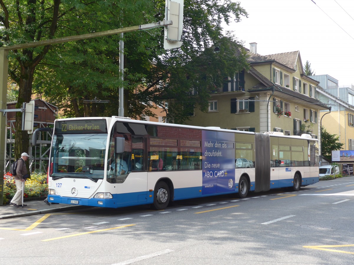 (154'049) - VBL Luzern - Nr. 127/LU 15'003 - Mercedes am 19. August 2014 in Luzern, Maihof
