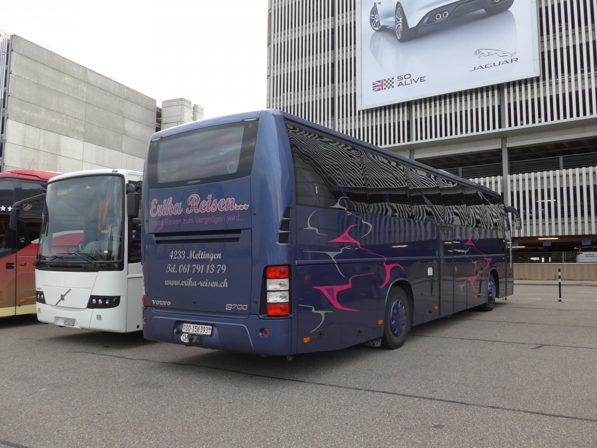 (154'378) - Erika-Reisen, Meltingen - SO 156'393 - Volvo am 21. August 2014 in Zrich, Flughafen