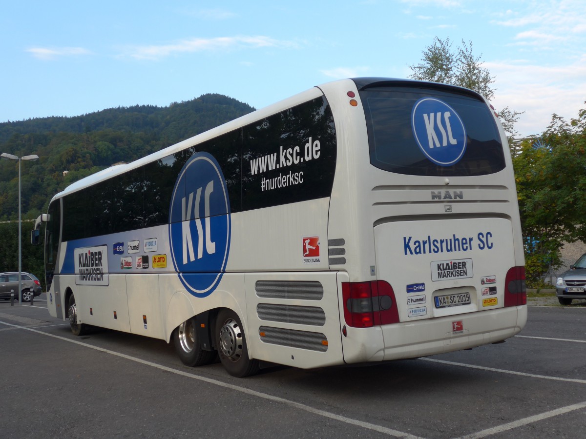 (154'879) - Aus Deutschland: Karlsruher SC, Karlsruhe - KA-SC 2015 - MAN am 4. September 2014 in Thun, Seestrasse