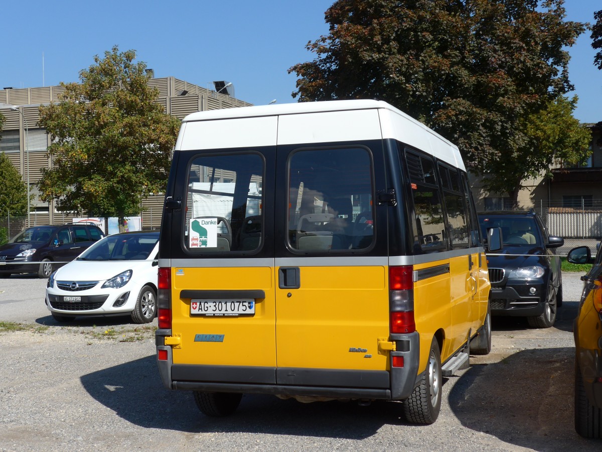 (154'896) - Marugg, Gelterkinden - AG 301'075 - Fiat (ex PostAuto Nordwestschweiz) am 6. September 2014 in Thun, Allmend