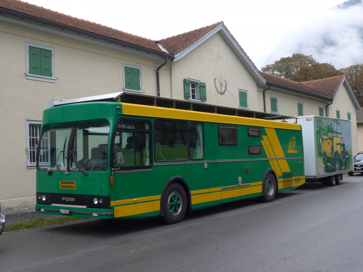 (154'984) - Rllin, Hirzel - SZ 42'365 - FBW (ex ABM Meinisberg) am 13. September 2014 in Chur, Waffenplatz