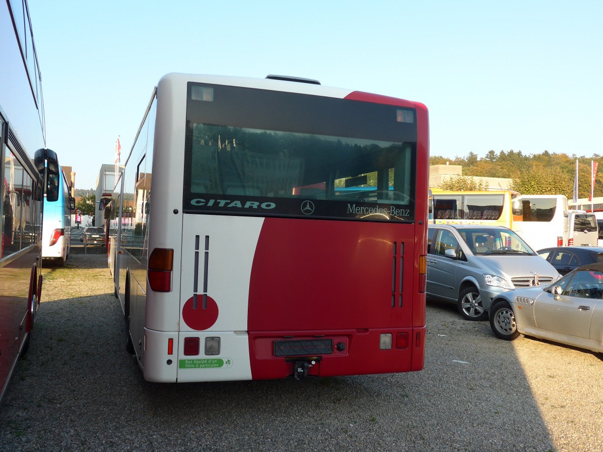 (156'323) - VBL Luzern - Nr. 993 - Mercedes (ex TPF Fribourg Nr. 131) am 28. Oktober 2014 in Kloten, EvoBus