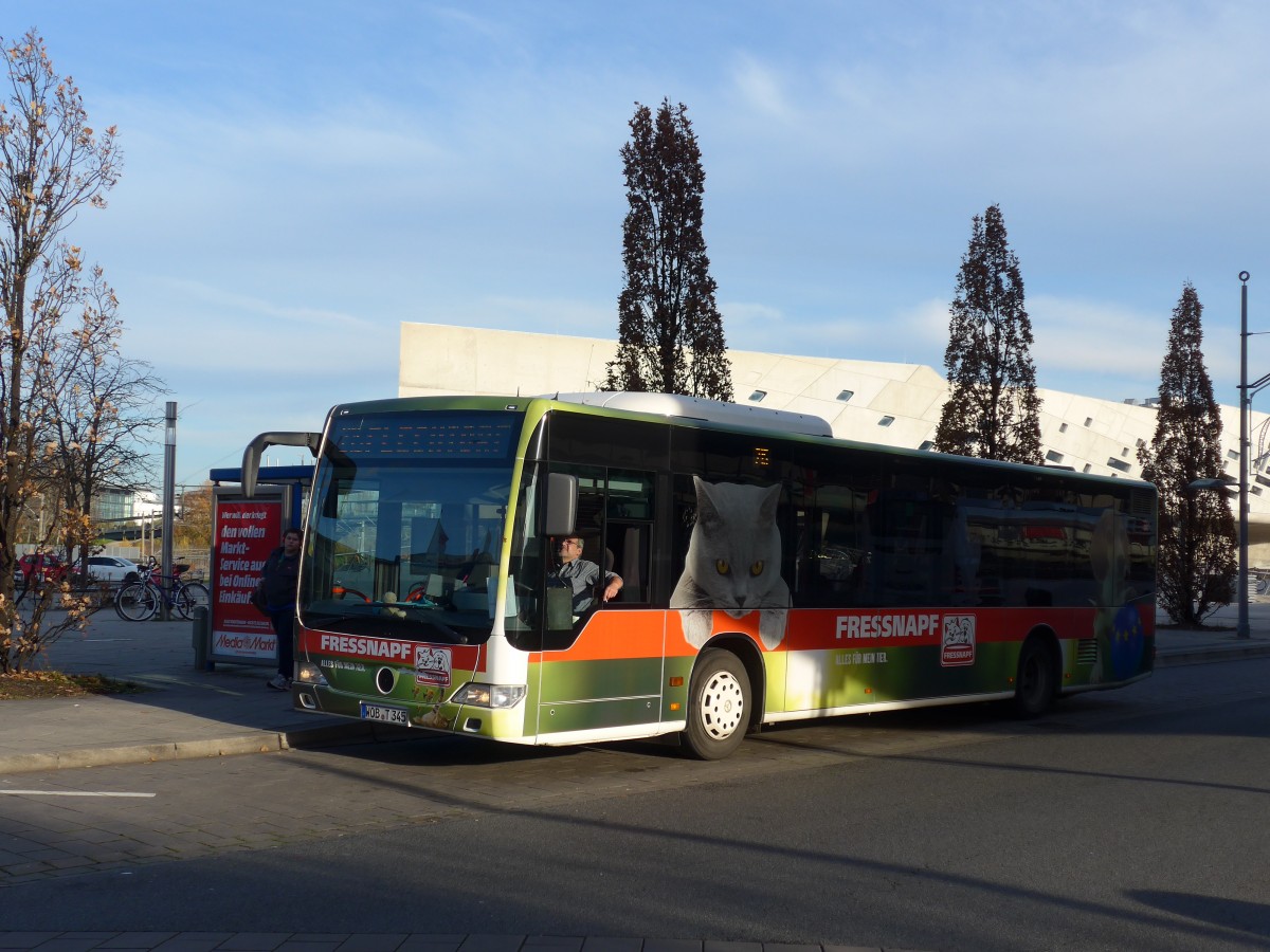 (156'594) - Habener, Wolfsburg - WOB-T 345 - Mercedes am 17. November 2014 beim Hauptbahnhof Wolfsburg