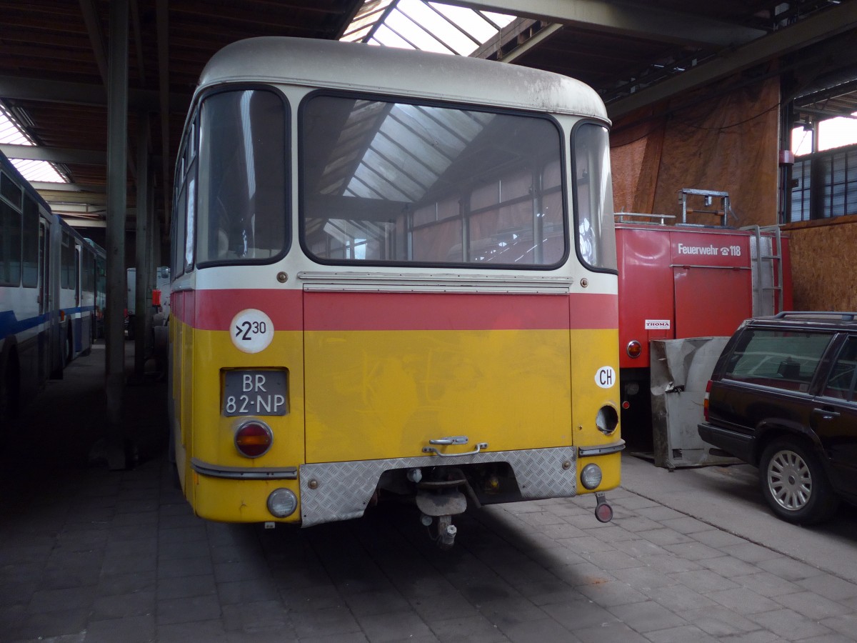 (156'936) - FRAM Drachten - Nr. 4/BR-82-NP - FBW/R&J (ex P 25'527) am 20. November 2014 in Drachten, Autobusmuseum