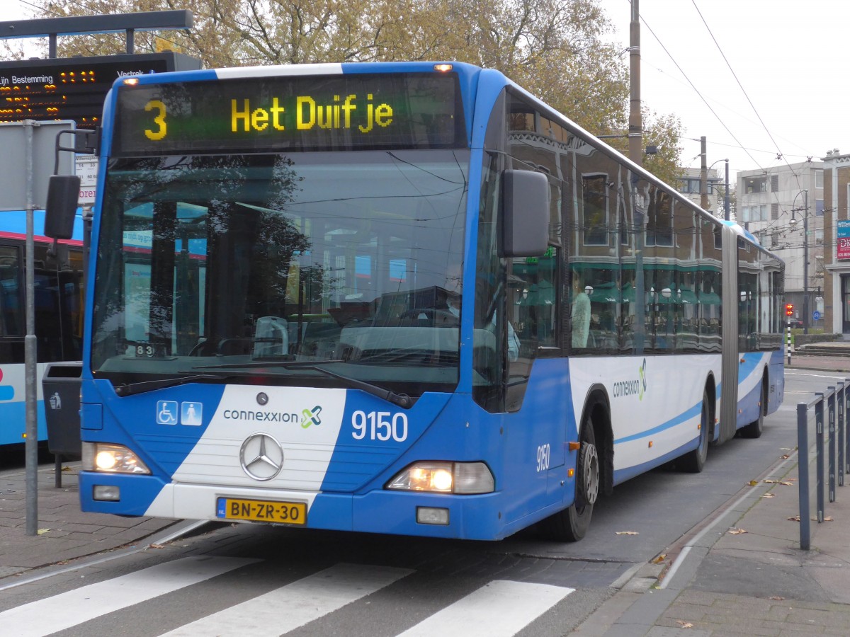 (157'045) - Connexxion - Nr. 9150/BN-ZR-30 - Mercedes am 20. November 2014 in Arnhem, Willemsplein