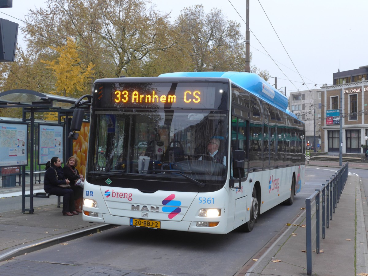 (157'056) - Breng, Ijsselmuiden - Nr. 5361/20-BBJ-2 - MAN am 20. November 2014 in Arnhem, Willemsplein