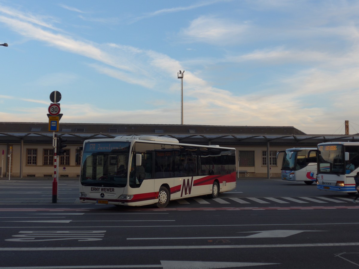 (157'437) - Wewer, Eschweiler - EW 2822 - Mercedes am 22. November 2014 beim Bahnhof Luxembourg