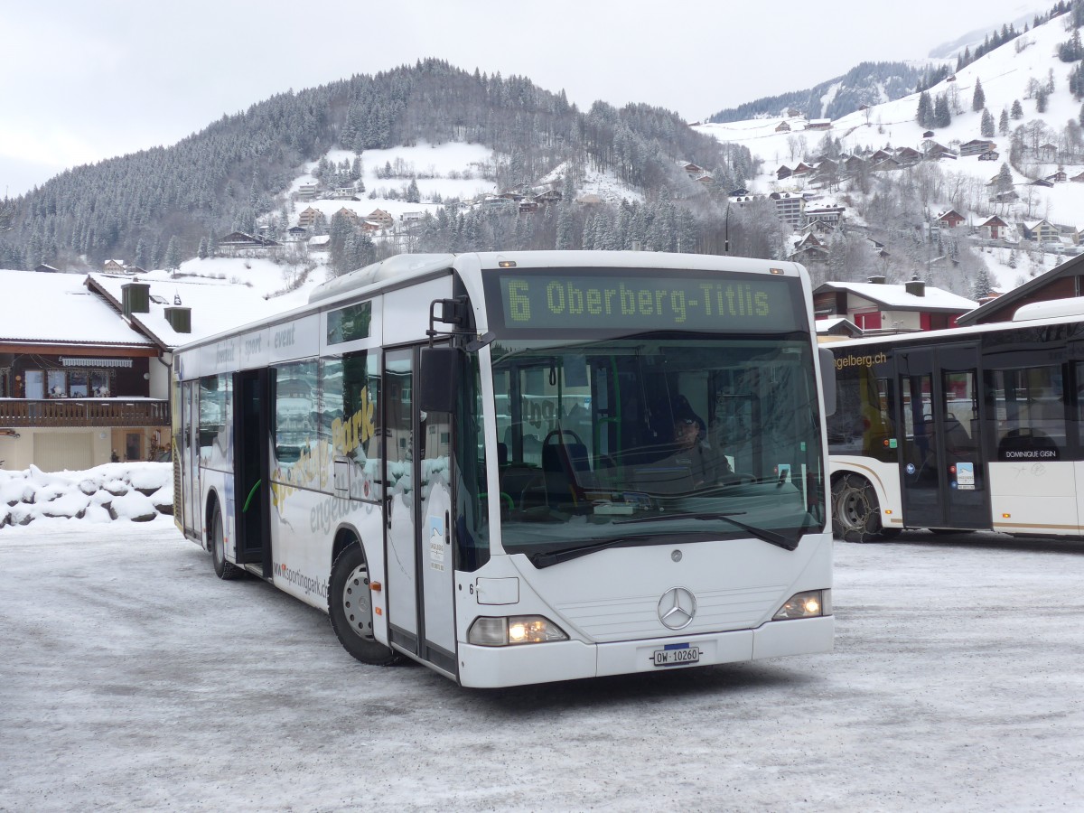 (157'931) - EAB Engelberg - Nr. 6/OW 10'260 - Mercedes (ex TPL Lugano Nr. 10) am 26. Dezember 2014 in Engelberg, Titlisbahnen