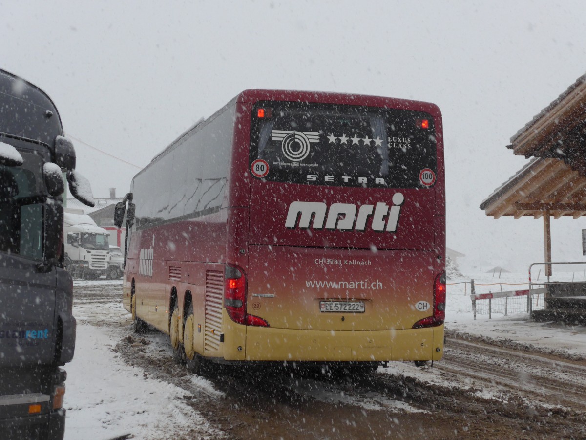 (158'252) - Marti, Kallnach - Nr. 22/BE 572'222 - Setra am 11. Januar 2015 in Adelboden, Weltcup