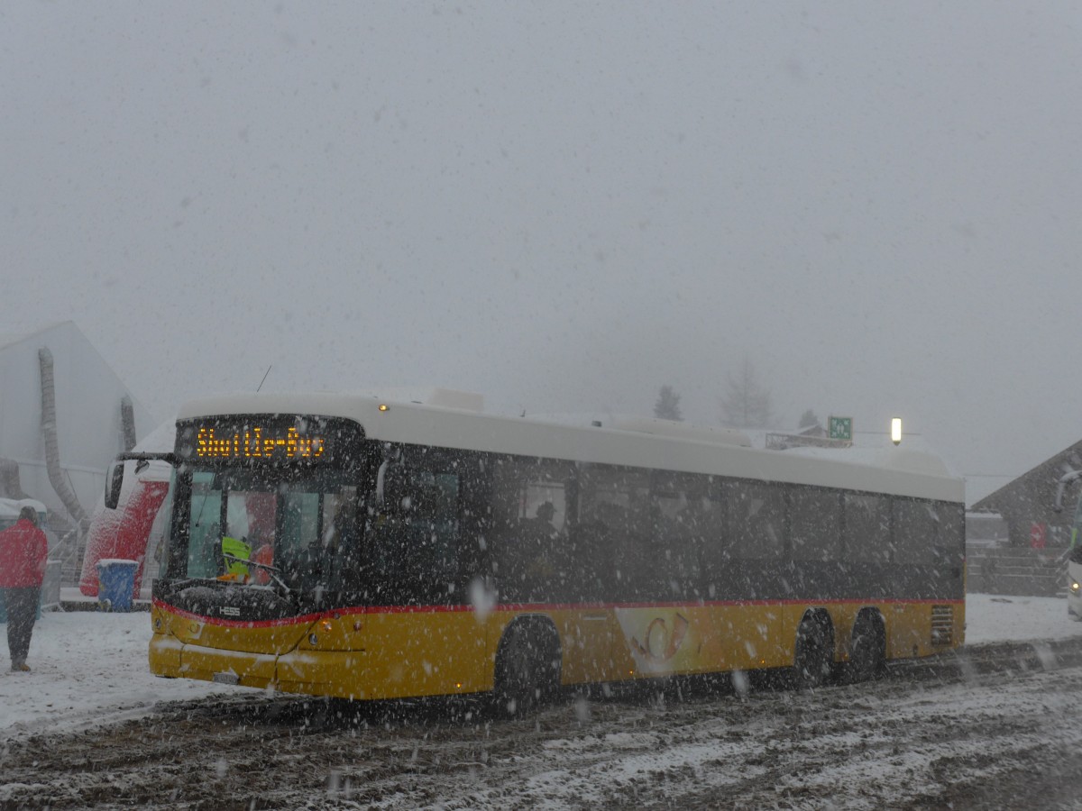 (158'262) - Engeloch, Riggisberg - Nr. 7/BE 447'403 - Scania/Hess am 11. Januar 2015 in Adelboden, Weltcup