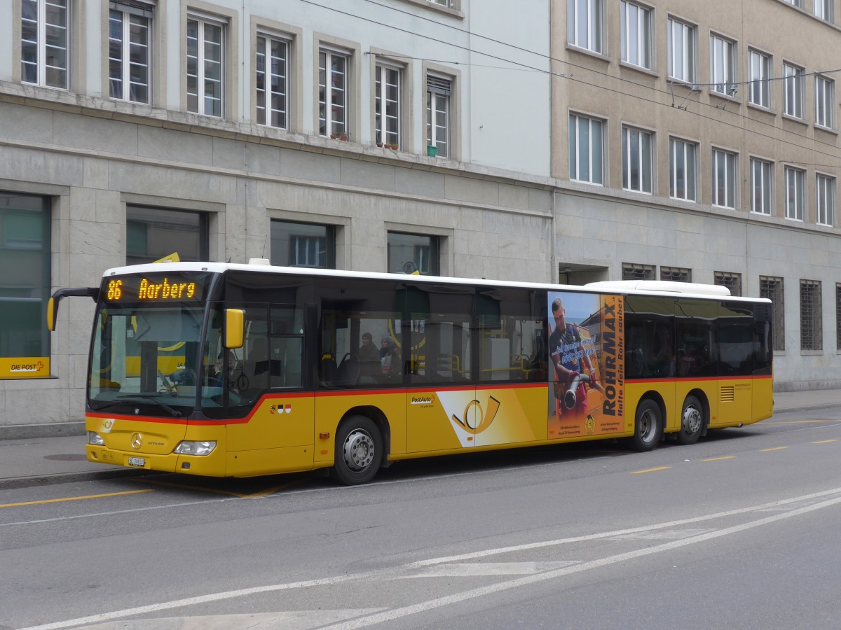 (159'517) - AVA Aarberg - Nr. 3/BE 26'613 - Mercedes am 28. Mrz 2015 in Biel, Bahnhofplatz