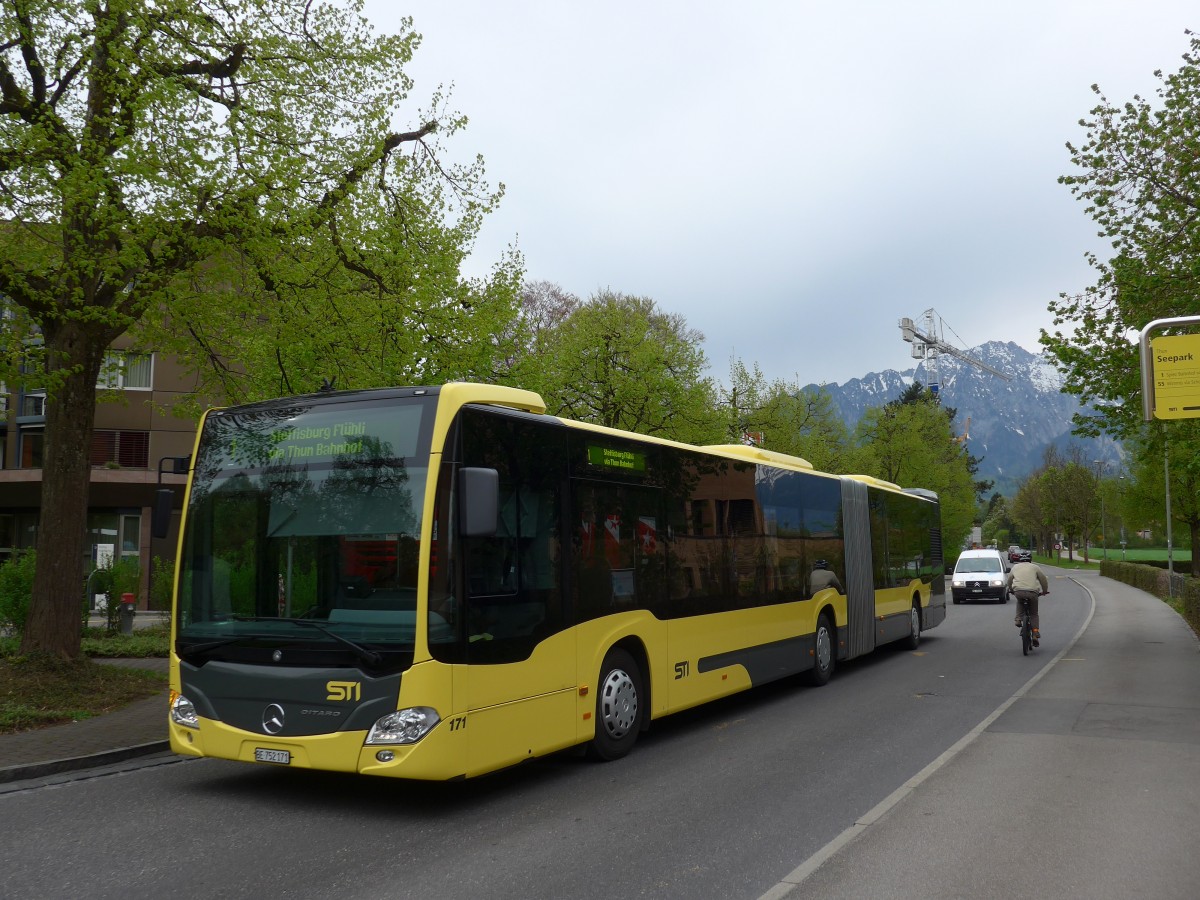 (159'959) - STI Thun - Nr. 171/BE 752'171 - Mercedes am 25. April 2015 in Thun, Seepark