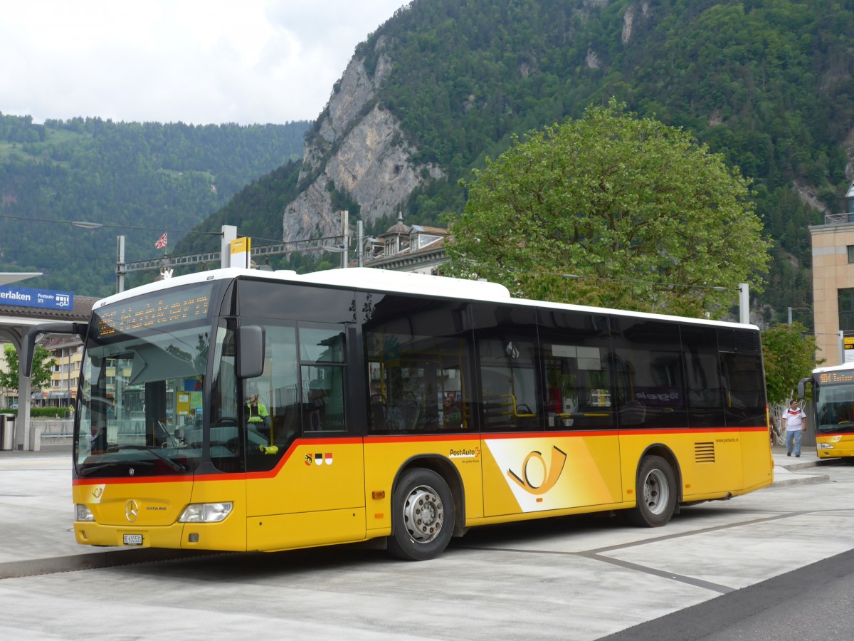 (160'968) - PostAuto Bern - BE 610'531 - Mercedes am 25. Mai 2015 beim Bahnhof Interlaken West