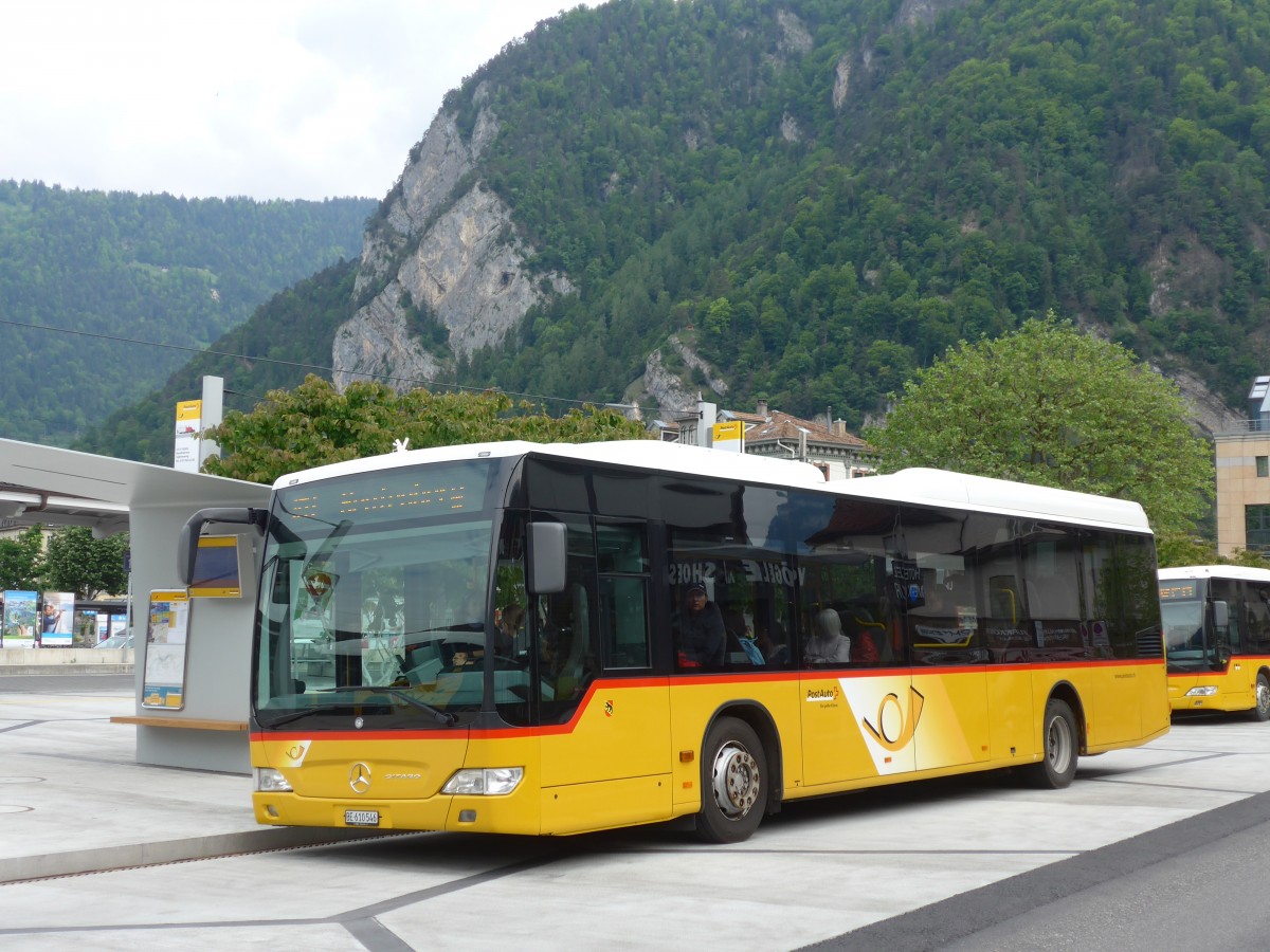 (160'970) - PostAuto Bern - BE 610'546 - Mercedes am 25. Mai 2015 beim Bahnhof Interlaken West