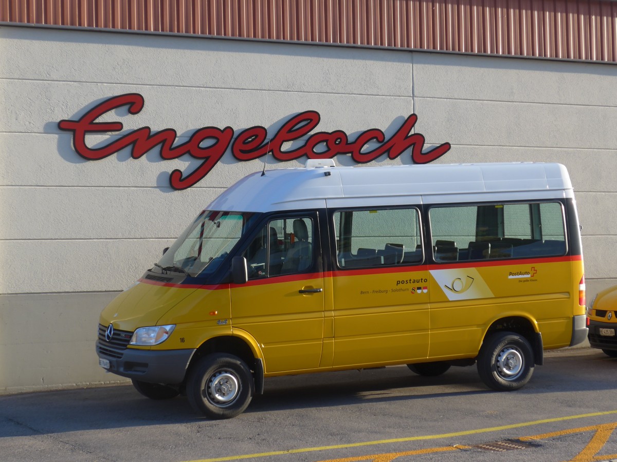 (161'413) - Engeloch, Riggisberg - Nr. 16/BE 704'922 - Mercedes (ex Heiniger, Riffenmatt) am 28. Mai 2015 in Riggisberg, Garage