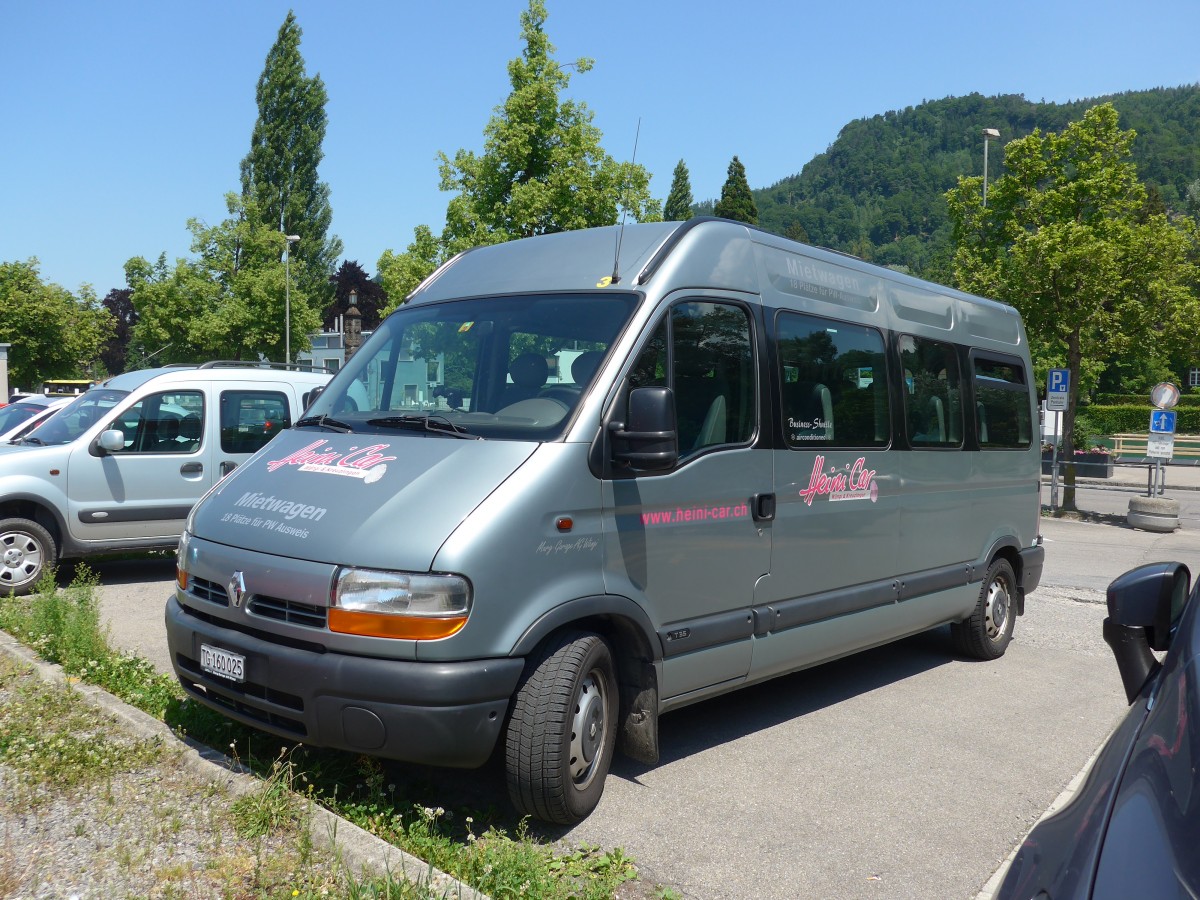 (161'740) - Heini Car, Wngi - Nr. 3/TG 160'025 - Renault am 5. Juni 2015 in Thun, Rosenau