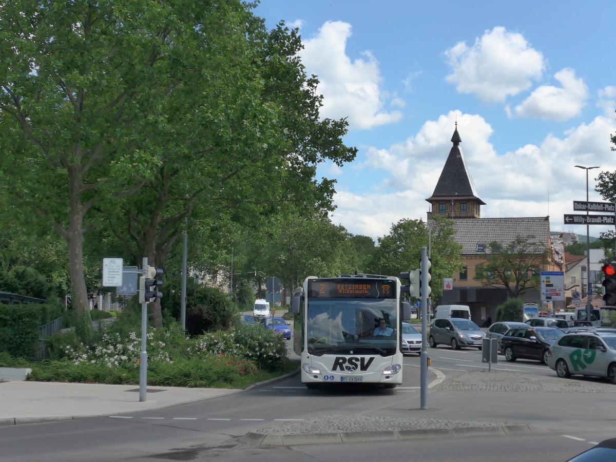 (162'517) - RSV Reutlingen - RT-EW 1064 - Mercedes am 24. Juni 2015 in Reutlingen, Stadtmitte