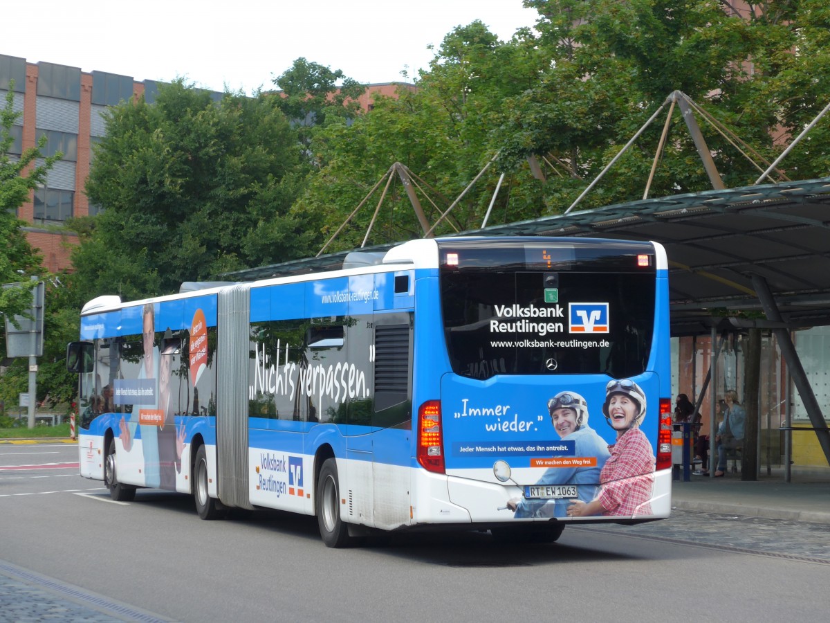 (162'529) - RSV Reutlingen - RT-EW 1063 - Mercedes am 24. Juni 2015 in Reutlingen, Stadtmitte